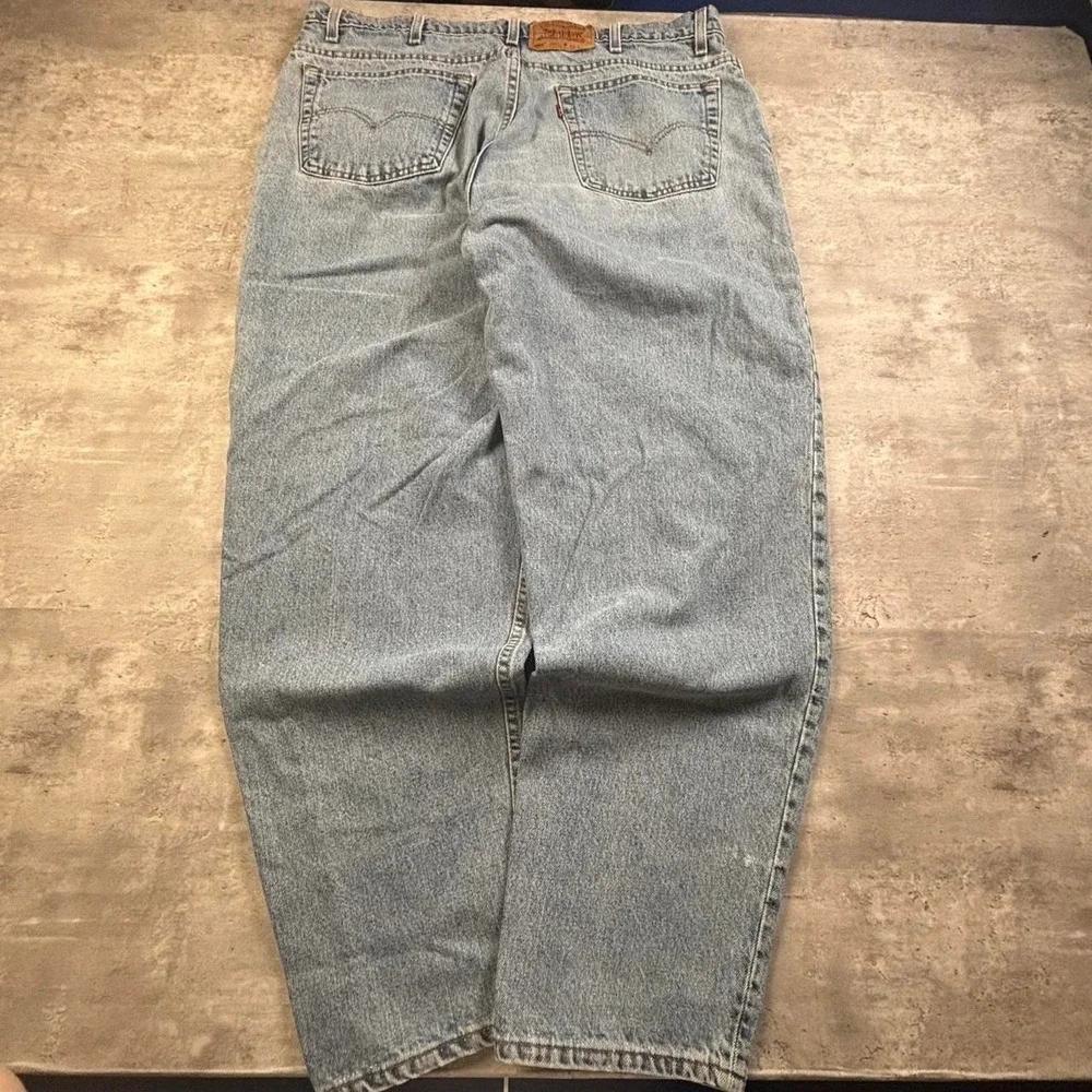 Levi’s 560 Baggy Jeans Mens 38x32 Blue Vintage 90s Light Wash USA